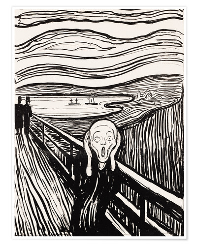 Edvard Munch - Der Schrei Edvard Munch - Der Schrei